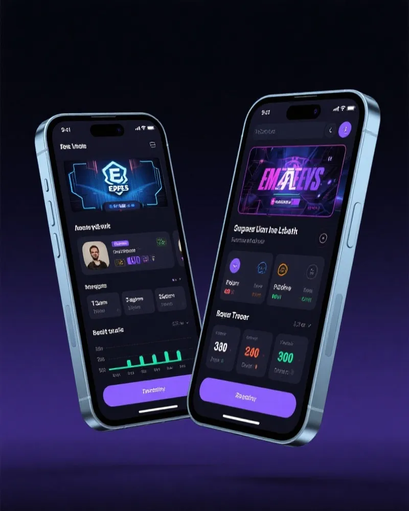 玩家电竞 App Interface